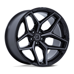 Fuel 1PC - Fuel Off Road FC854BT17905001 FLUX 17x9 5x5.0 1mm Gloss Black/Brushed - Image 1
