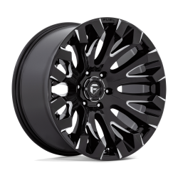 Fuel 1PC - Fuel Off Road D828 QUAKE 18x9 5x150 1mm Gloss Black/Milled D82818905650 - Image 1