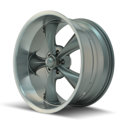 Ridler Wheels - Ridler Wheels 695 Series 17x7 5x4.75 0mm Gloss Gray/Machined 695-7761G - Image 2