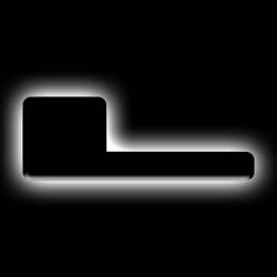 Oracle Lighting - Oracle 3141-L-001 Universal Illuminated LED Letter Badges Matte Black Finish "L" - Image 1