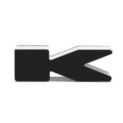 Oracle Lighting - Oracle 3141-K-001 Universal Illuminated LED Letter Badges Matte Black Finish "K" - Image 2