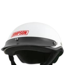 Simpson Safety - Simpson Safety 9430041 Shorty Crew X-Large Pit Crew Helmet Gloss White - Image 4