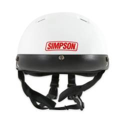 Simpson Safety - Simpson Safety 9430021 Shorty Crew Medium Pit Crew Helmet Gloss White - Image 6