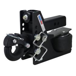 Shocker Hitch - Shocker Hitch SH-MB633-250 Shocker 12K 2.5" Max Black Air Receiver Hitch - Image 1
