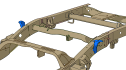 Rust Buster Frameworks - Rust Buster RB7316 Forward Bed Mount Each for 99-06 Silverado/Sierra - Image 7