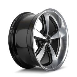 Ridler Wheels - Ridler Wheels 652 Series 20x10 5x4.75 0mm Gloss Black/Machined 652-2161GBD - Image 2