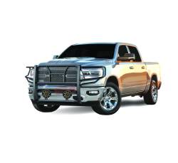 Black Horse Off Road - Black Horse RU-DORA19-B-PLB Rugged-HD Grille Guard w/7.0" Blk for 19-25 RAM 1500 - Image 2