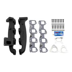 Wehrli Custom Fabrication - Wehrli WCF100373 Exhaust Manifold Kit Billet w/Gaskets & Hardware 17-25 Duramax - Image 2