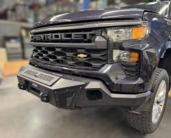 Go Rhino - Go Rhino 24186T BR6 Winch-Ready Front Bumper for Chevrolet Silverado 1500 - Image 2