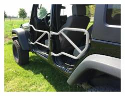Steinjager - Steinjager J0042648 Front/Rear Tubular Trail Doors Cloud White for Jeep JK 4DR - Image 4
