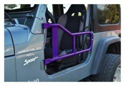 Steinjager - Steinjager J0042641 Front Tubular Trail Doors Sinbad Purple for Jeep Wrangler TJ - Image 2