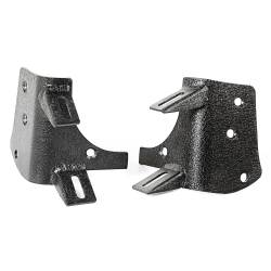Rugged Ridge - Rugged Ridge 11232.36 Dual A-Pillar Light Mounts Black for 97-06 Wrangler TJ/LJ - Image 1