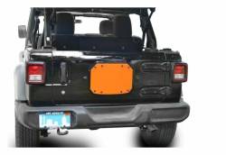 Steinjager - Steinjager J0048211 Spare Tire Carrier Delete Plate Orange for Jeep Wrangler JL - Image 2