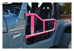 Steinjager - Steinjager J0046490 Front Tubular Trail Doors Hot Pink for Jeep Wrangler TJ - Image 2