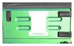 Steinjager - Steinjager J0043688 Spare Tire Carrier Delete Plate Cloud White for Jeep TJ - Image 1