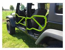 Steinjager - Steinjager J0046492 Front/Rear Tubular Trail Doors Gecko Green for Jeep JK 4DR - Image 4