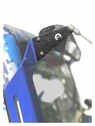 Steinjager - Steinjager J0047544 Upper A-Pillar Limb Lifter Brackets Text Black for Jeep JK - Image 1