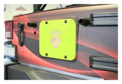 Steinjager - Steinjager J0046537 Spare Tire Carrier Delete Plate Gecko Green for Jeep JK - Image 1