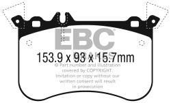 EBC Brakes - EBC Brakes DP42311R Yellowstuff Street & Track Brake Pads - Image 1