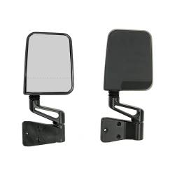 Rugged Ridge - Rugged Ridge 11017.01 Door Mirror Kit Dual Focus Black for Jeep Wrangler - Image 1
