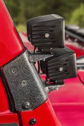 Rugged Ridge - Rugged Ridge 11232.36 Dual A-Pillar Light Mounts Black for 97-06 Wrangler TJ/LJ - Image 6