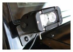 Steinjager - Steinjager J0041583 A-Pillar Light Brackets Gray Hammer for Jeep Wrangler JK - Image 3
