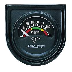 AutoMeter - AutoMeter 2354 Autogage Air Core Oil Pressure Gauge 0-100PSI 1.5" Short Sweep - Image 1
