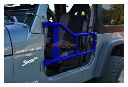 Steinjager - Steinjager J0040989 Front Tubular Trail Doors Southwest Blue for Wrangler TJ - Image 1