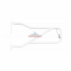 Steinjager - Steinjager J0048319 Front Tubular Trail Doors Cloud White for Jeep Wrangler JL - Image 1
