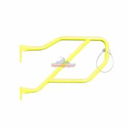 Steinjager - Steinjager J0048338 Rear Tubular Trail Doors Neon Yellow for Wrangler JL 4DR - Image 1