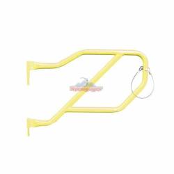 Steinjager - Steinjager J0048329 Rear Tubular Trail Doors Lemon Peel for Jeep Wrangler JL 4DR - Image 1