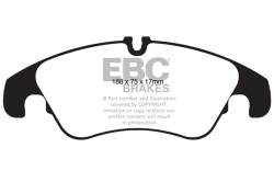 EBC Brakes - EBC Brakes DP42022R Yellowstuff Street & Track Brake Pads - Image 1