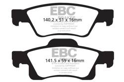 EBC Brakes - EBC Brakes DP41872R Yellowstuff Street & Track Brake Pads - Image 1