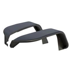 ARIES - ARIES 1500203 Black Aluminum Front Fender Flares for 18-26 Jeep Wrangler JL/JT - Image 1