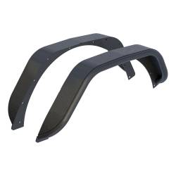 ARIES - ARIES 2500203 Textured Black Aluminum Rear Fender Flares for 18-26 Wrangler JL - Image 1