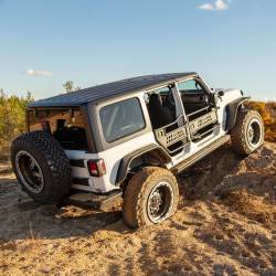 ARIES - ARIES 2500203 Textured Black Aluminum Rear Fender Flares for 18-26 Wrangler JL - Image 2