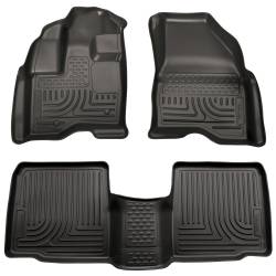 Husky Liners - Husky Liner Weatherbeater Front/Rear Floor Liners Black Lincoln MKS 98731 - Image 1