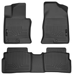 Husky Liners - Husky Liner Weatherbeater Front/Rear Floor Liners Black for Sonata 98851 - Image 1