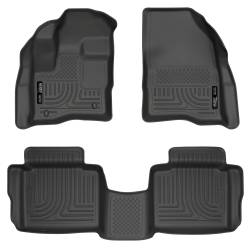 Husky Liners - Husky Liner Weatherbeater Front/Rear Floor Liners Black Ford Taurus 98701 - Image 1