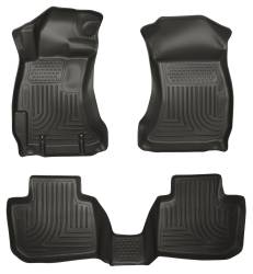 Husky Liners - Husky Liner Weatherbeater Front/Rear Floor Liners Black for Legacy 98841 - Image 1