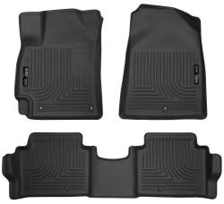 Husky Liners - Husky Liner Weatherbeater Front/Rear Floor Liners Black for Elantra 98871 - Image 1