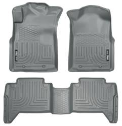 Husky Liners - Husky Liner Weatherbeater Front/Rear Floor Liners Grey for Toyota Tacoma 98952 - Image 1