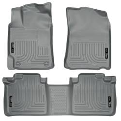 Husky Liners - Husky Liner Weatherbeater Front/Rear Floor Liners Grey for Toyota Camry 98512 - Image 1