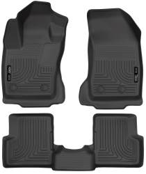 Husky Liners - Husky Liner Weatherbeater Front/Rear Floor Liners Black for Renegade 99081 - Image 1