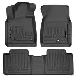 Husky Liners - Husky Liner Weatherbeater Front/Rear Floor Liners Black for Tundra 99561 - Image 1