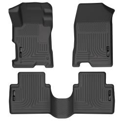 Husky Liners - Husky Liner Weatherbeater Front/Rear Floor Liners Black Honda Accord 98401 - Image 1
