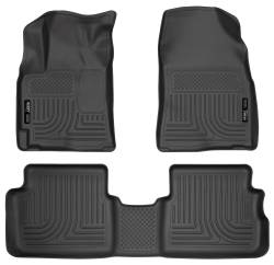 Husky Liners - Husky Liner Weatherbeater Front/Rear Floor Liners Black for Vibe/Matrix 98531 - Image 1