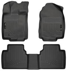 Husky Liners - Husky Liner Weatherbeater Front/Rear Floor Liners Black Ford Fusion 98361 - Image 1