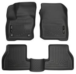 Husky Liners - Husky Liner Weatherbeater Front/Rear Floor Liners Black Ford Focus 99771 - Image 1