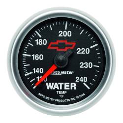 AutoMeter - AutoMeter 3632-00406 Water Temp Gauge 120-240F 2-1/16" for Chevy Red Bowtie - Image 2
